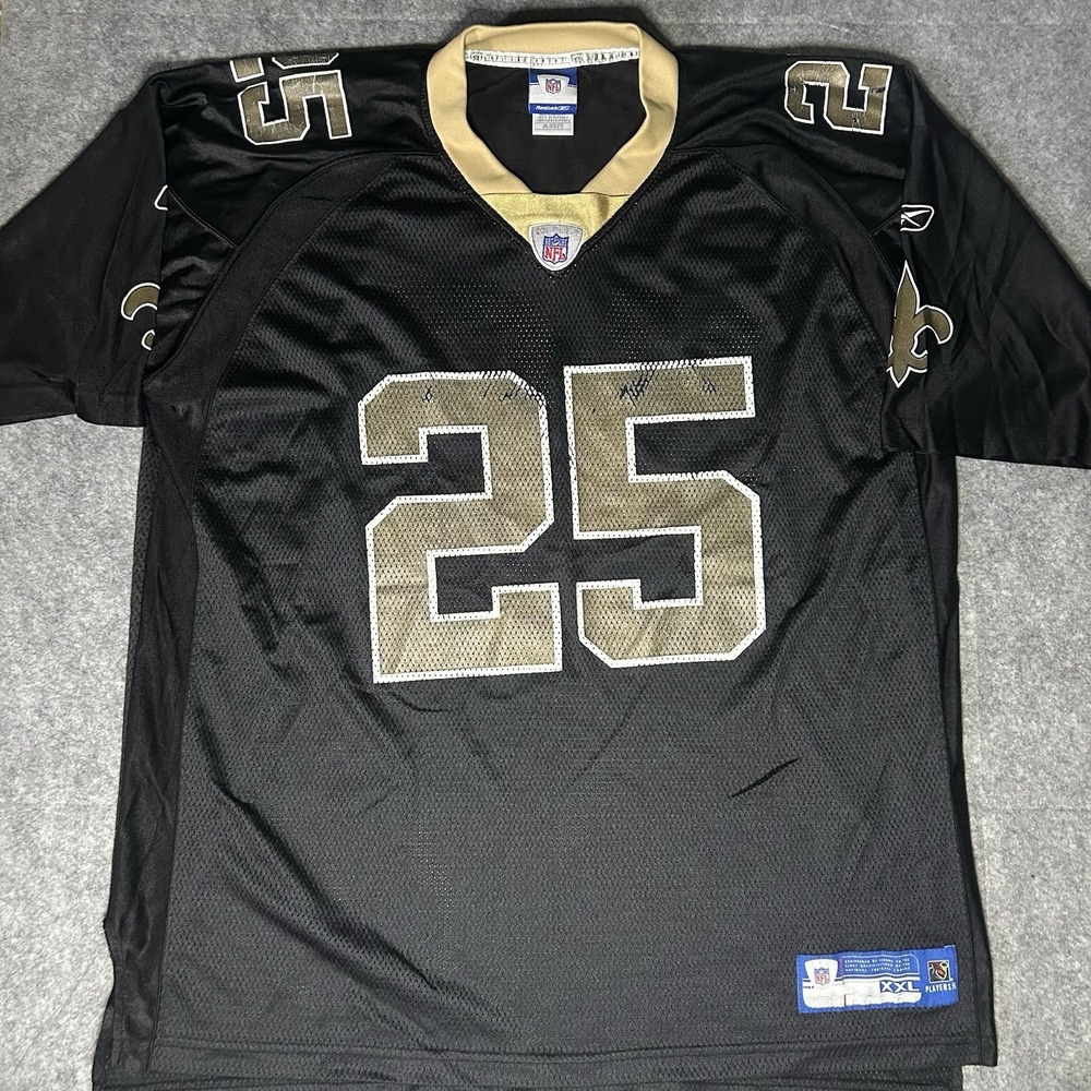 Reebok Men's 2xl Reggie Bush New Orleans Saints Black NFL Jersey - Picture 1 of 13